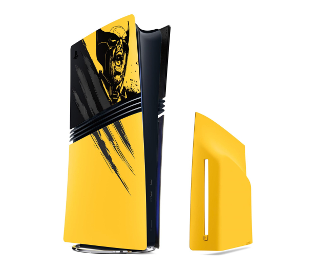 Osłona konsoli PlayStation 5 Pro – Marvel’s Wolverine Battle Yellow edycja limitowana - 1582096 - zdjęcie 2